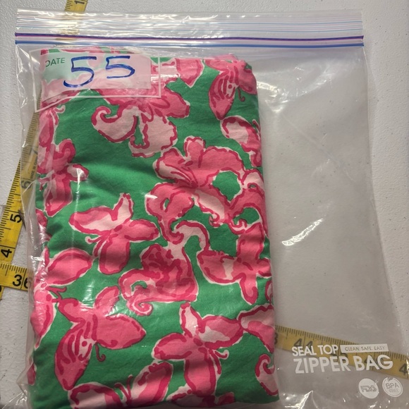 Lilly Pulitzer Jarvey Cotton Skort Skirt Sz 6 Pink Green All a Flutter Ric Rac - Picture 11 of 11